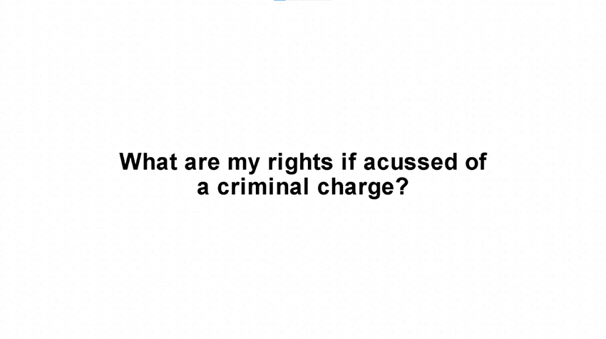 Rights if accused of criminal cases Video thumbnail