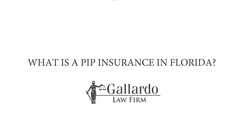 What is a PIP insurance in Florida?