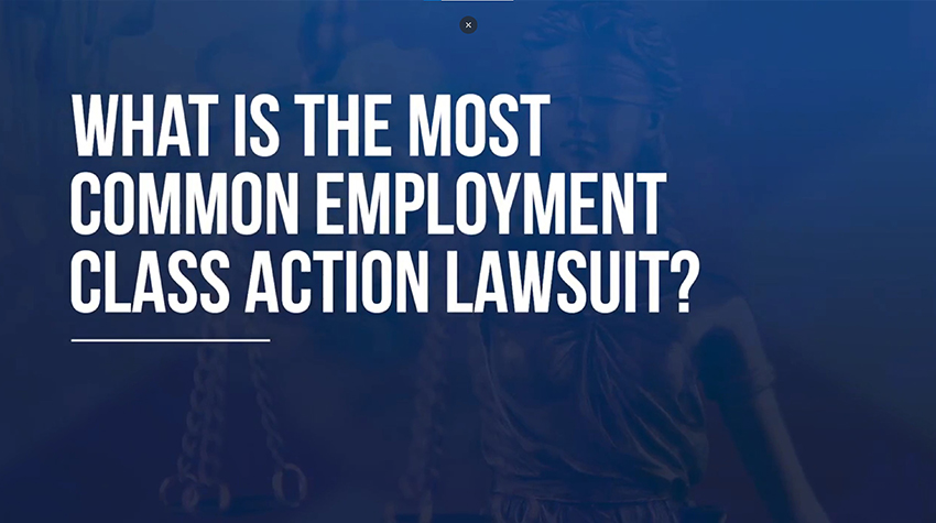 Employment Class Action Lawsuits