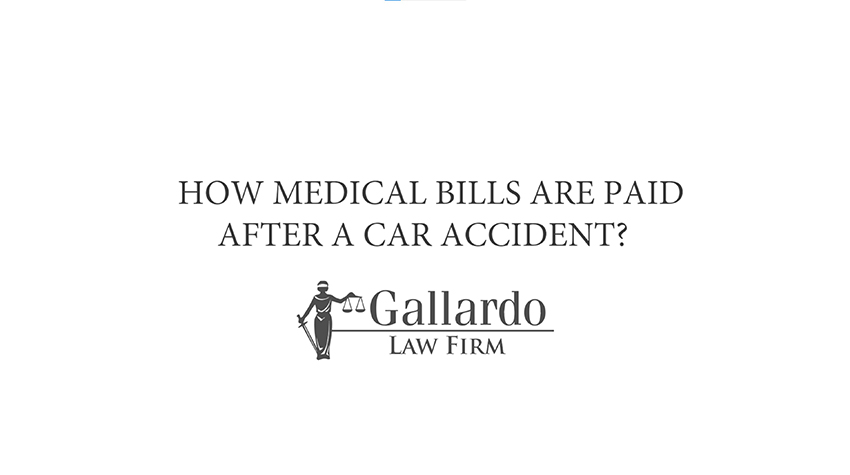 How medical bills are paid after a car accident?