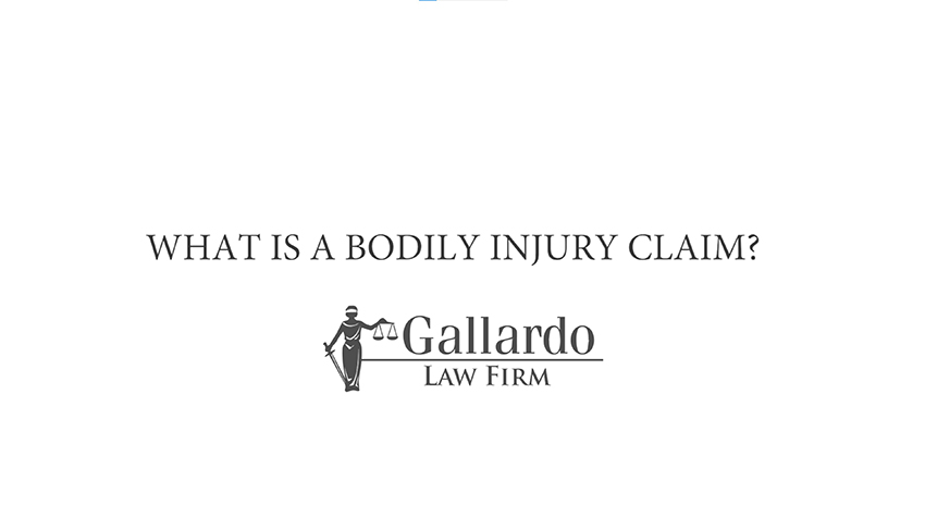 What is a bodily injury claim?