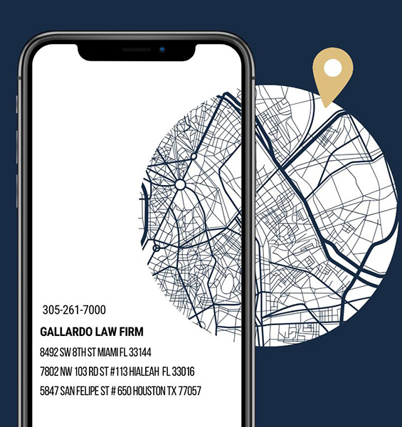 Gallardo Law Firm locations Miami Hialeah Houston