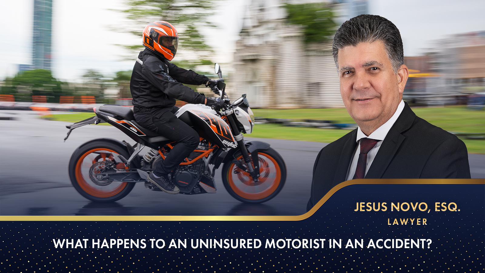 What happens to an uninsured motorist in an accident?