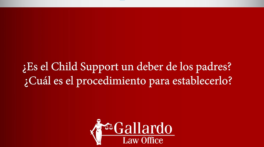 ¿Cómo establecer la manutención de menores?