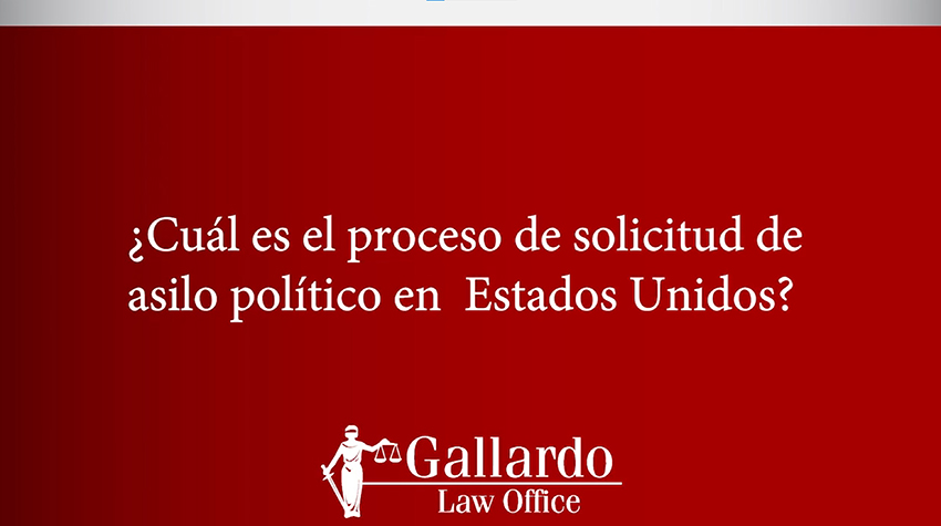 Solicitud De Asilo Político En Estados Unidos